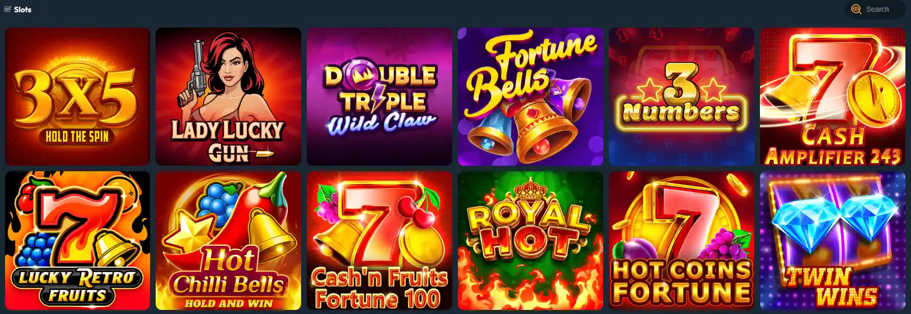 Slot games at Slotorado Casino